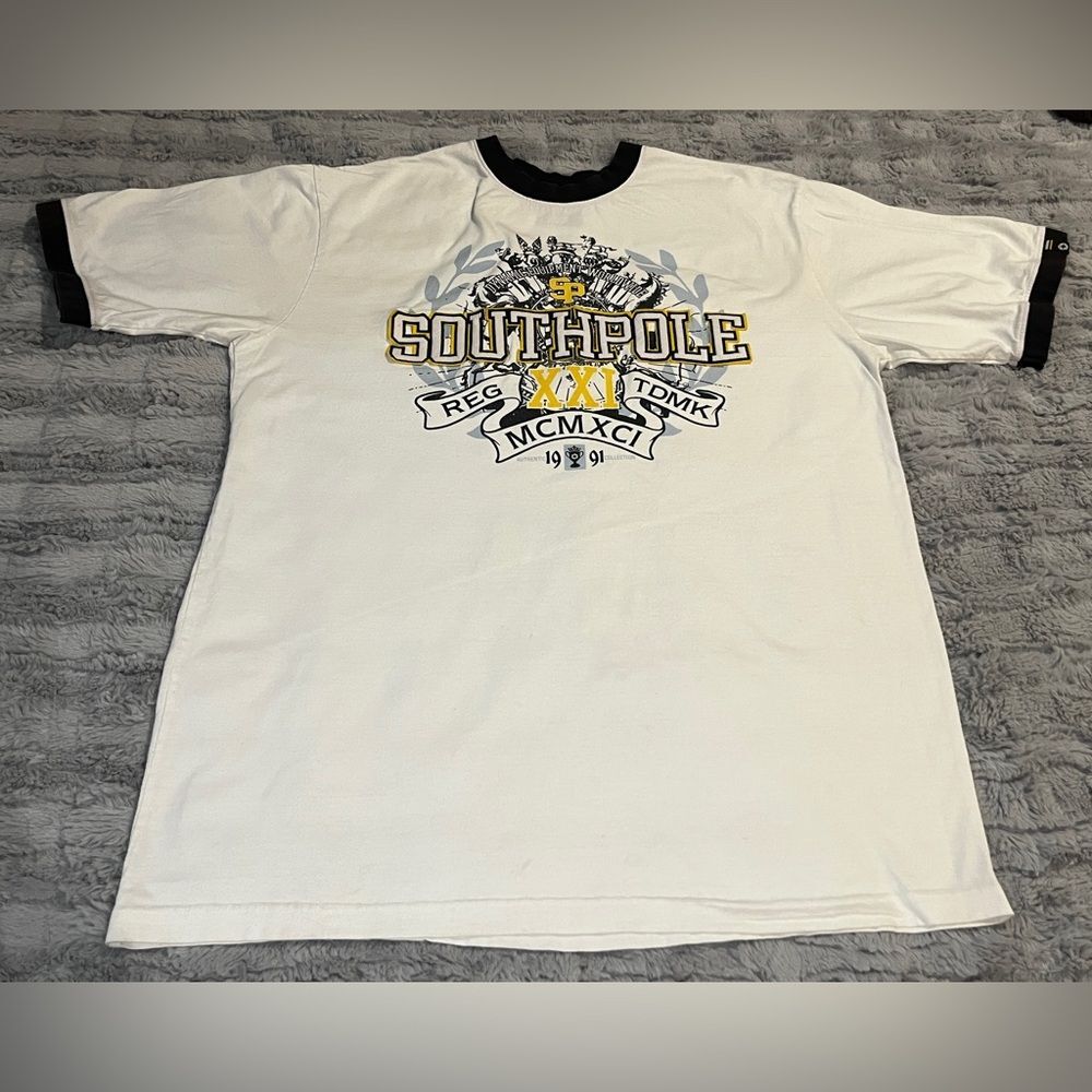 True Vintage Y2K Southpole Authentic Collection graphic t-shirt Size XL